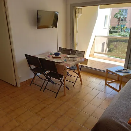 Hélios 24, T2 Climatisé, Parking, Terrasse, 500m Appartement Agde